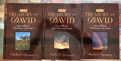 The Treasury Of David 3 Volume Set Hardcover By Charles H. Spurgeon Psalms 1-150