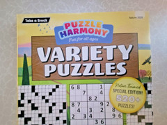 Puzzle Harmony Variety Puzzles -Take-A-Break-520+ Winter Themed Puzzles-All Ages