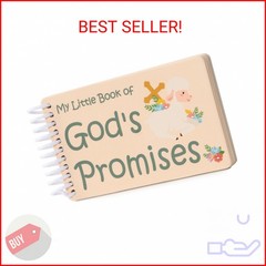 God’s Promises Book 5×3×0.5 in – Baptism Gifts Idea for Boys Girls Baby Kid Gods