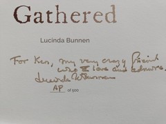 Gathered_Lucinda Bunnen_Wabi-Sabi Art Books_2-vol Set_Signed_AP/500_Very Good
