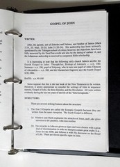 J. Vernon McGee’s Notes on the Holy Bible (partially complete, w/binder)