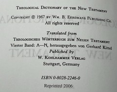 Theological Dictionary Of The New Testament Lot/5 HC Titles/READ Vols 2/4/6/8/9