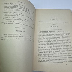Our Government How it Grew What it Does How it Does it Jesse Macy 1891 Antique