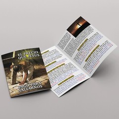 PAQUETE DE 100 TRATADOS PARA EVANGELIZAR CRISTIANOS DE PAPEL PARA PODER SELLAR