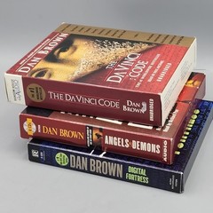 Dan Brown Audiobook Lot – 3 Books: Angels Demons, DaVinci Code, Digital Fortress