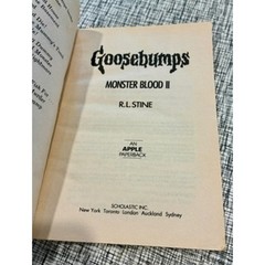 R.L. Stine Goosebumps Monster Blood Trilogy Book Lot #3 #18 #29 First Editions