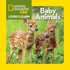 ABIS Multicolor Board Book Baby Animals and Moms National Geographic Inspired