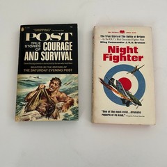 Vtg Pulp Paperback Lot of 8 Mid Century War Adventure Historical Drama 1950s-60s