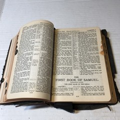 Vtg King James Version Holy Bible Red Letter Edition National Bible Press CRI