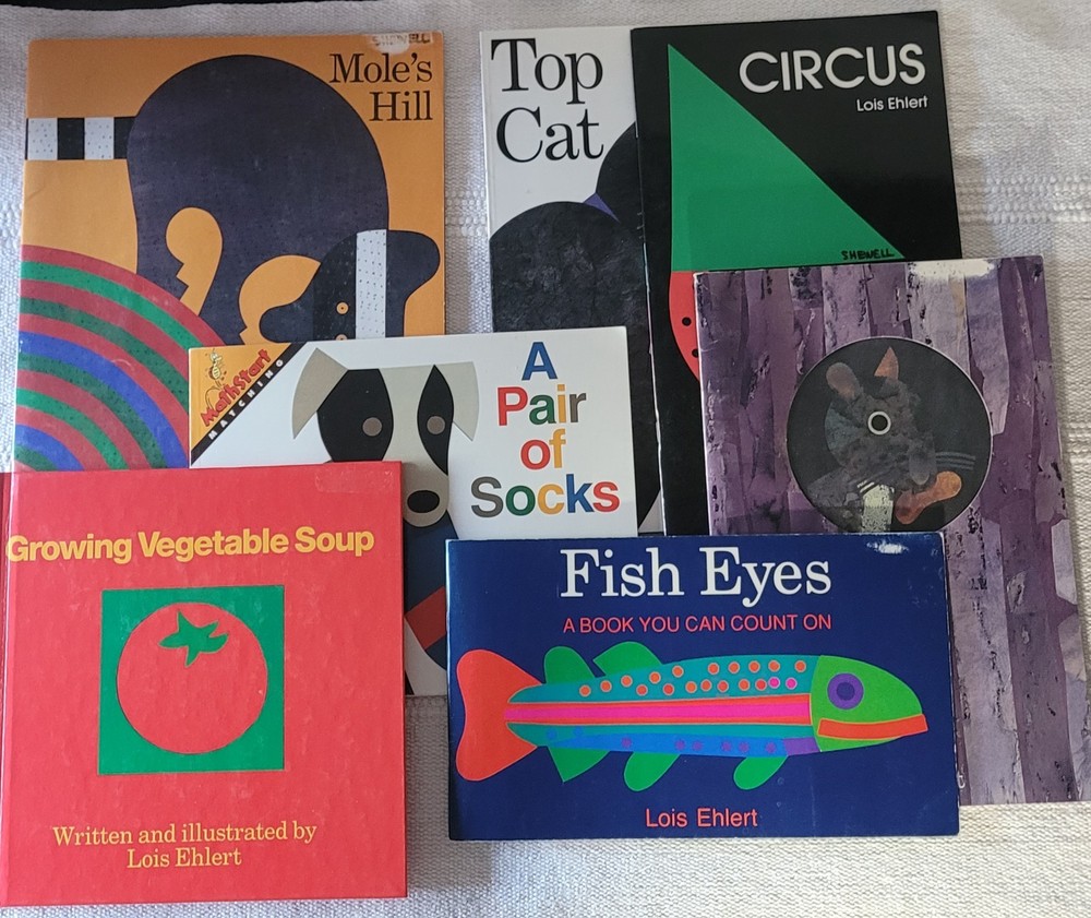 Lois Ehlert Picture Book Lot 7 STEM Science Math Classroom Library Homeschool
