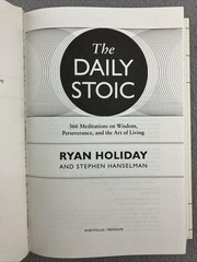 The DAILY STOIC Boxed Book Set by Ryan Holiday and Stephen Hanselman 2 Volumes
