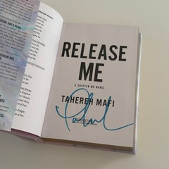 RELEASE ME Shatter Me Series Two by Tahereh Mafi SIGNED 1st/1st HC DJ 2026 YA