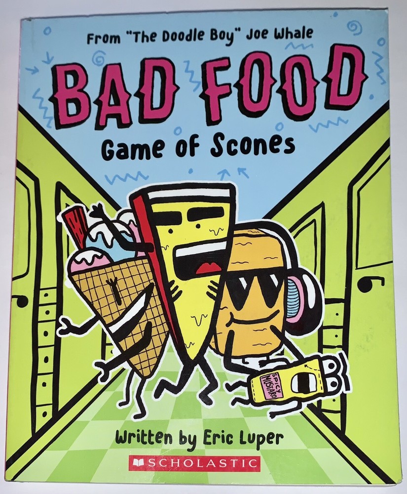Bad Food Game of Scones From “The Doodle Boy” 156 Pages by Eric Luper 2021 ~ NEW