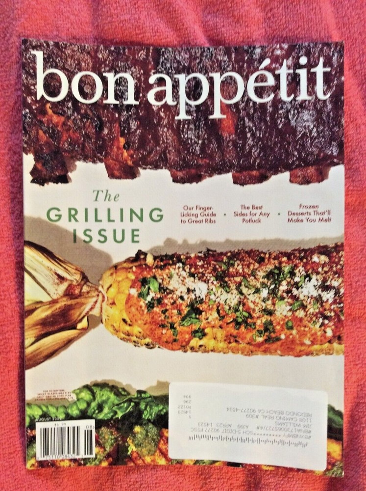 LOT OF 2 BON APPETIT AUGUST SEPTEMBER 2022 THE GRLLING ISSUE PASTA NIGHT