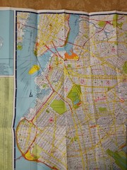 Hagstrom Borough of Brooklyn City of New York Street Map Folded Vintage Book