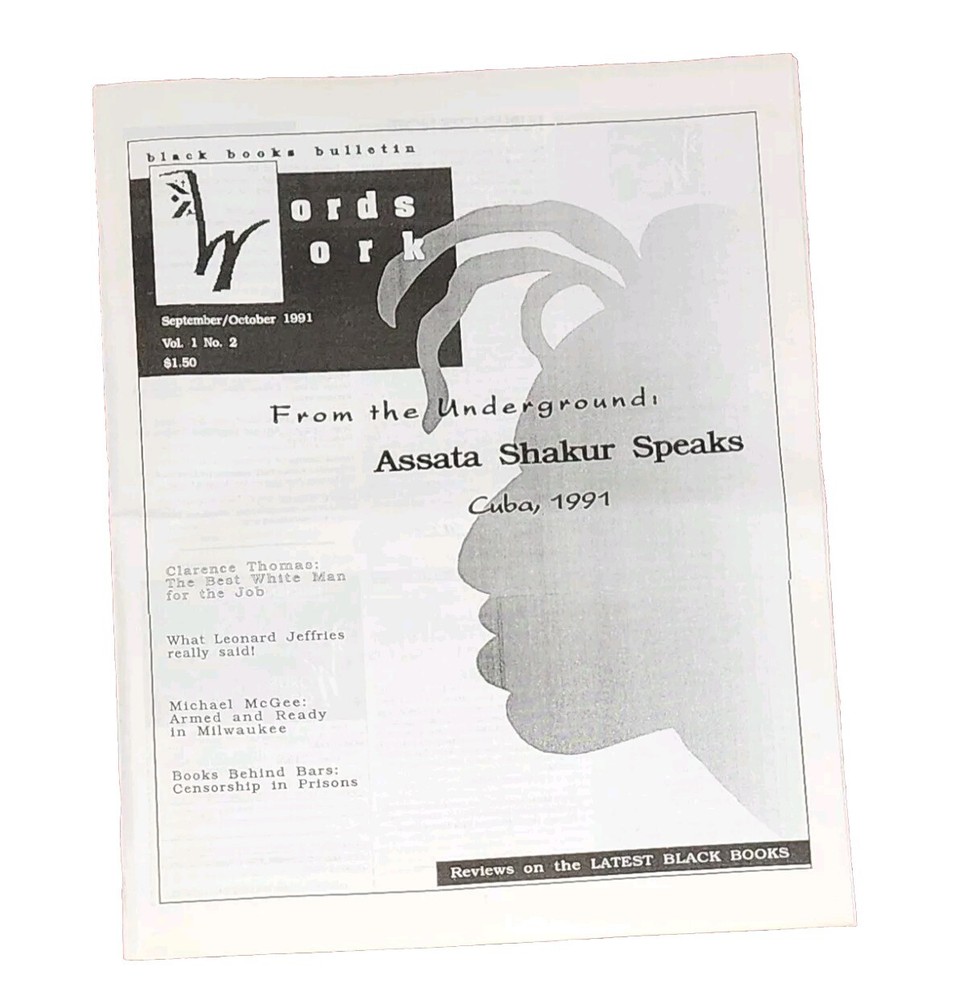 Black Books Bulletin From The Underground Assata Shakur
