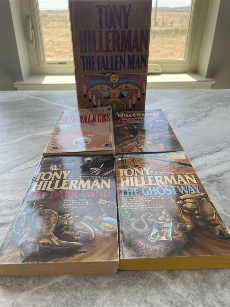5 Books Tony Hillerman 4 PBK 1 HC Fallen Man Skinwalkers & More…