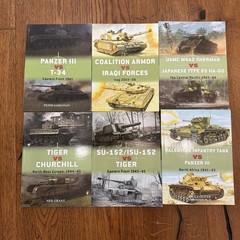 Osprey Duel Series Illustrated Military War Book Lot of 6 tank battles
