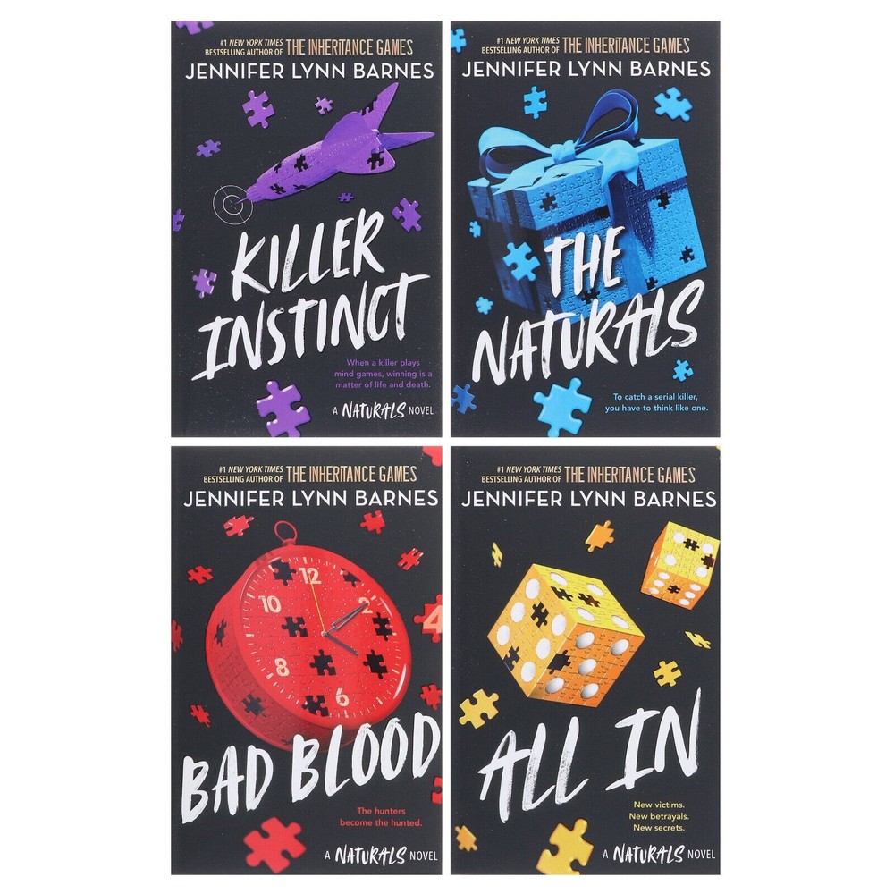 The Naturals Series 4 Book Box Set Jennifer Lynn Barnes PB Ages 12+ YA Crime