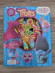 Dreamworks Trolls Stuck On Stories Book Fun Girls 3-9 Magnet Book