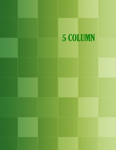 5 COLUMN: COLUMNAR RULED LEDGER, 8.5X11 INCHES, 80 PAGES By Belnat Pro BRAND NEW