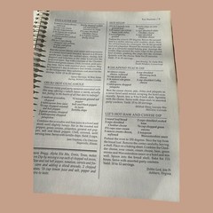 ✨VTG 1997 Beta Sigma Phi Fast Feasts Cookbook Spiral Bound 221 Pages✨