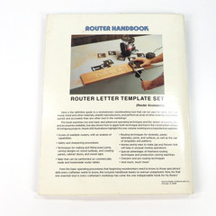 Sears Craftsman Router Handbook Special Edition Book 1984 Vintage Woodworking
