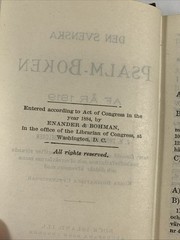 Den Svenska Psalm-Boken (Swedish) Pocket Size