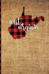 West Virginia: 6 X 9 108 Pages: Buffalo Plaid West Virginia State Silhouett…