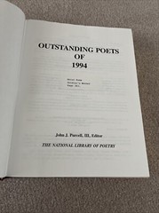 Outstanding Poets of 1994 The National Library of Poetry Edited by John Purcell