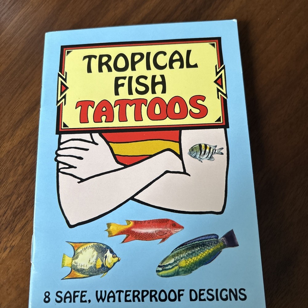 8 Tropical Fish Tattoos, Jan Sovak Little Book 4×5