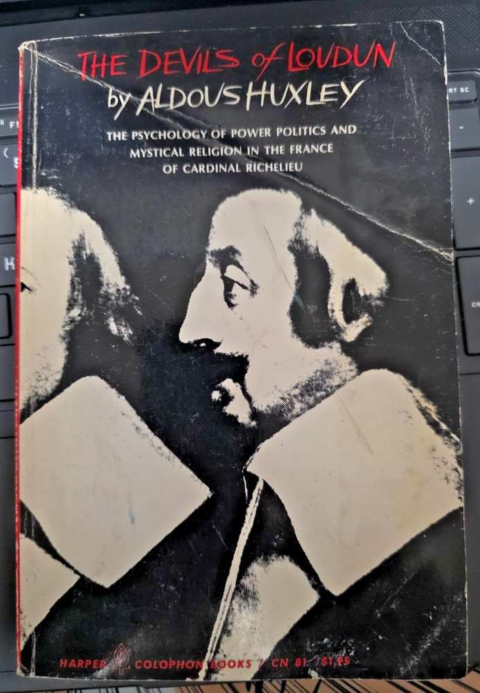 The Devils Of Loudun By Aldous Huxley Book Psychological Demonic Possession