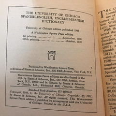 The University Of Chicago Spanish English English Spanish Dictionary Paperback
