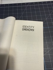 Identity Unknown by Patricia Cornwell (2024, Hardcover). First Edition, Print