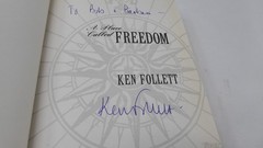 *SIGNED* A Place Called Freedom by Ken Follet (Hardcover, 1995)