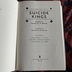 Suicide Kings by Wild Cards Trust Staff (2009, Hardcover)