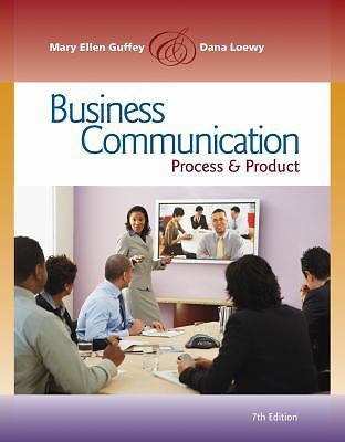 Business Communication Ser.: Business Communication : Process and Product by…