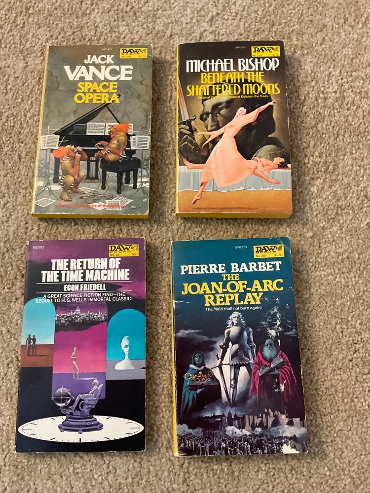 Lot#3 of 4 DAW Yellow Spine 1st Printing Rare / Hard-to-Find