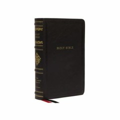 NKJV, Personal Size Reference Bible, Sovereign Collection, Leathersoft, Black,..