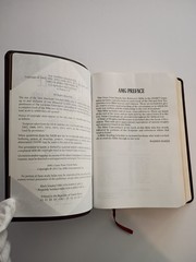 Giant Print Handy Size Bilbe NASB Amg 2011 Burgandy Imitation Leather 1977 ED