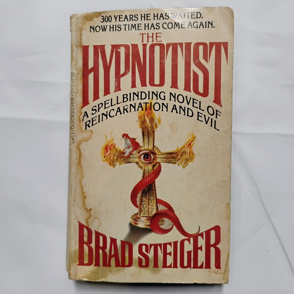 The Hypnotist by Brad Steiger – Vintage 1979 Horror Paperback First Printing