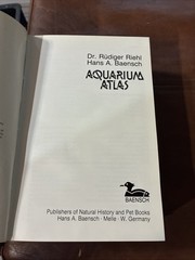 Aquarium Atlas Hardcover – Rudiger Riehl & Hans A. Baensch Fish Plants 992 pg