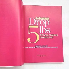 Good Housekeeping Drop 5 lbs The Small Changes, Big Results Diet by Jones 1st Ed
