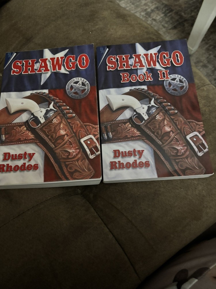 Shawgo Volumes 1 & 2 Autographed By Author Dusty Rhodes Paperback Books