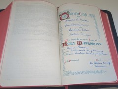 Nice 1942 Holman Jewel KJV Bible Black Genuine Morocco Leather