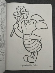 Disney Winnie the Pooh Big Fun Book to Color Puzzles Games and Coloring