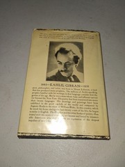 The Madman His Parables and Poems by Kahlil Gibran (1947 Hardcover) 10th Print