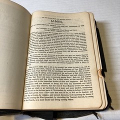 Vtg King James Version Holy Bible Red Letter Edition National Bible Press CRI