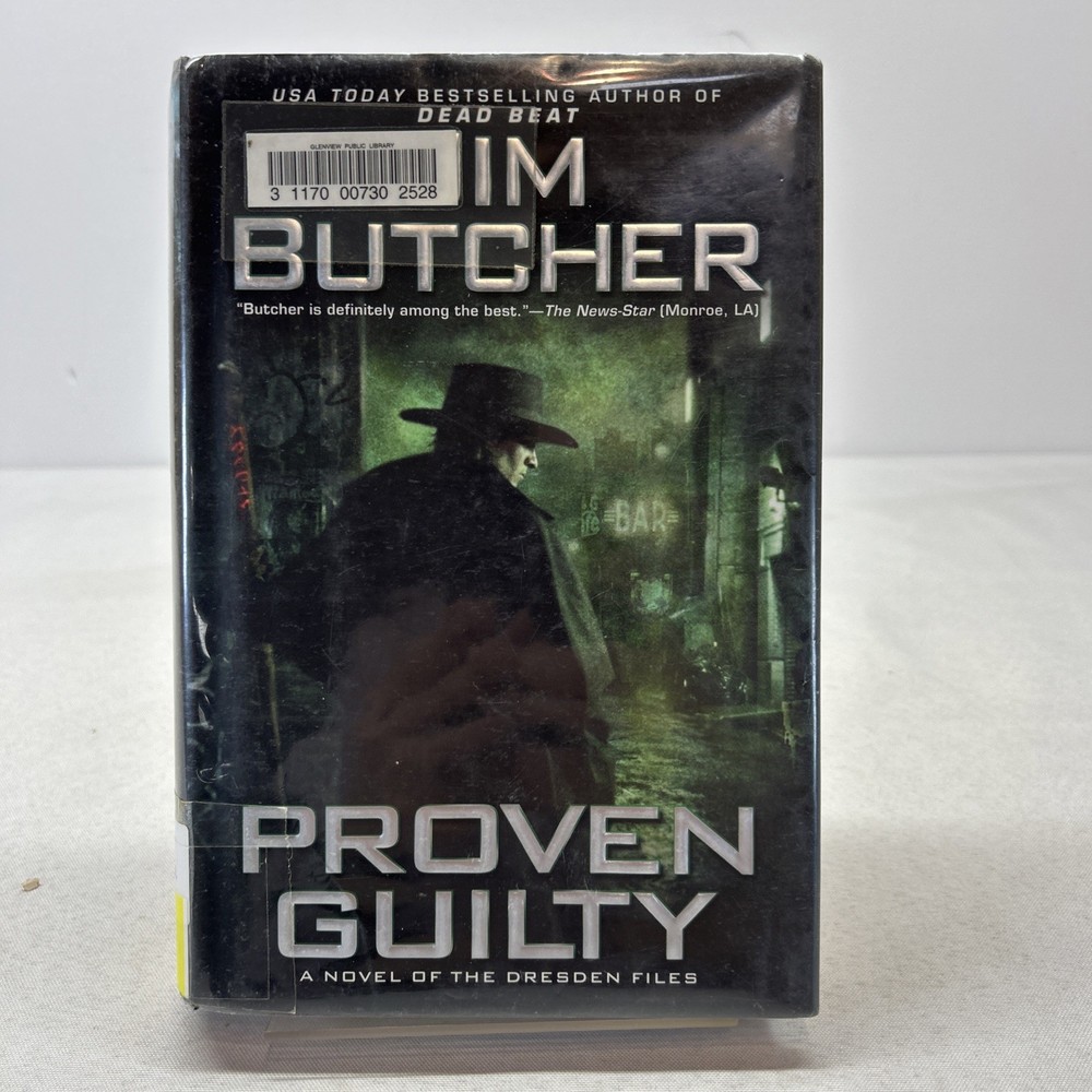 Proven Guilty by Jim Butcher HC DJ 2006 1st Ed 3rd Print Water Damage