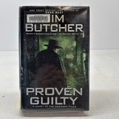 Proven Guilty by Jim Butcher HC DJ 2006 1st Ed 3rd Print Water Damage